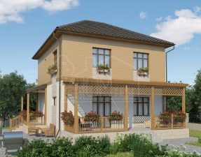 Каркасный дом 127м