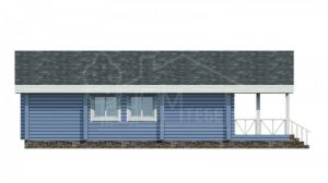 Дом из бруса 95м