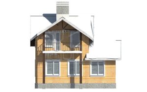 Каркасный дом 103м