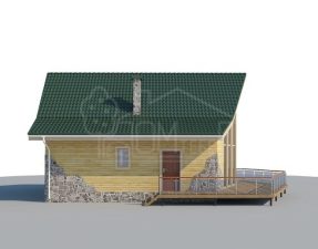 Каркасный дом 106м