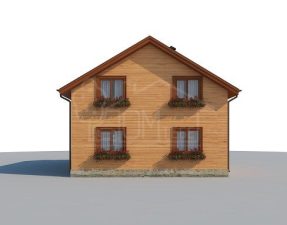 Каркасный дом 131м