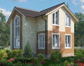 Каркасный дом 78м