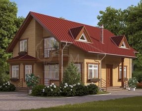 Каркасный дом 193м