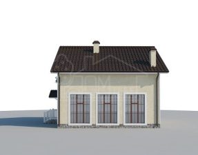 Каркасный дом 125м