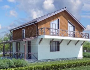 Каркасный дом 156м