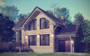 Каркасный дом 103м