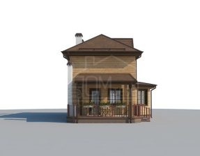 Каркасный дом 111м