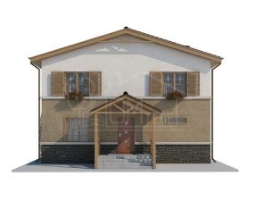 Каркасный дом 80м