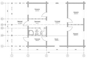 Дом из бруса 95м