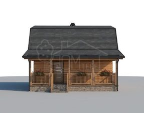 Каркасный дом 84м