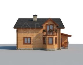 Каркасный дом 131м