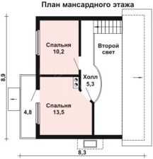 Каркасный дом 111м