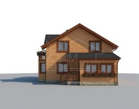 Каркасный дом 131м