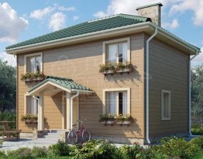 Каркасный дом 96м