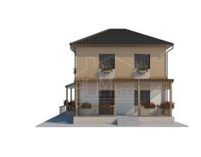 Каркасный дом 127м