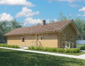 Каркасный дом 104м