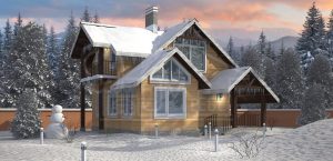 Каркасный дом 103м