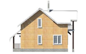 Каркасный дом 103м