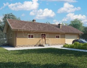 Каркасный дом 104м