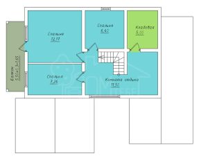Каркасный дом 103м