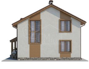 Каркасный дом 87м