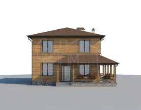 Каркасный дом 137м