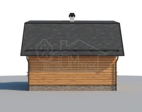 Каркасный дом 84м