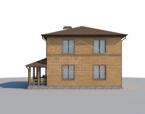 Каркасный дом 137м