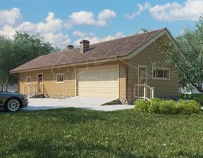 Каркасный дом 104м