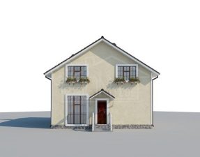 Каркасный дом 125м