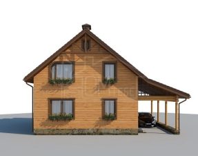 Каркасный дом 145м