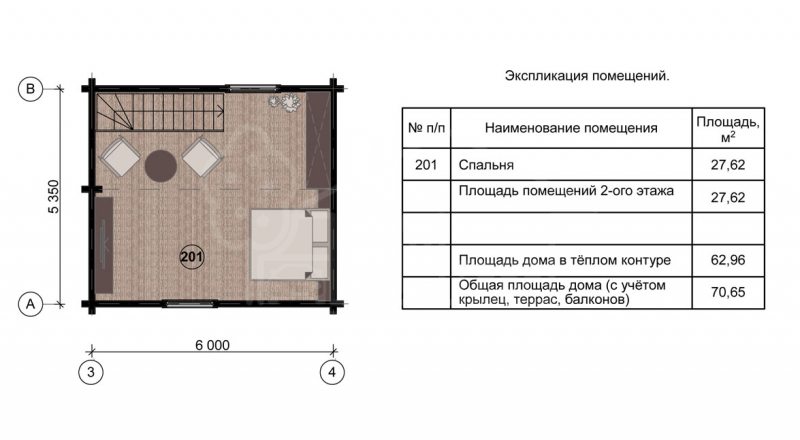 Как найти суммарную площадь парного отделения