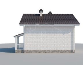 Каркасный дом 110м