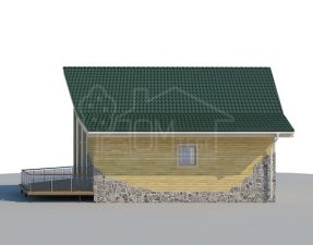 Каркасный дом 106м