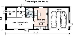 Каркасный дом 104м