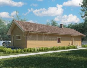 Каркасный дом 104м