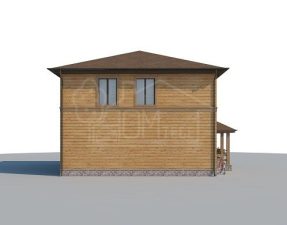 Каркасный дом 137м