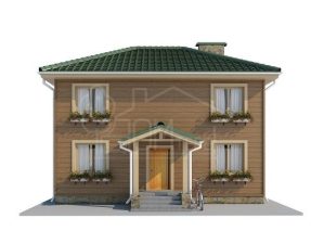 Каркасный дом 96м