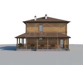 Каркасный дом 137м