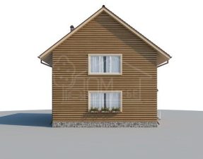 Каркасный дом 61м