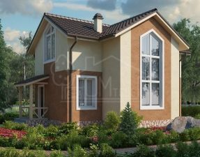 Каркасный дом 78м