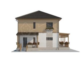 Каркасный дом 127м