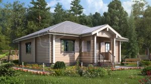 Дом из бруса 96м