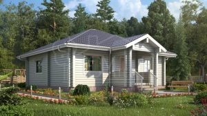 Дом из бруса 96м