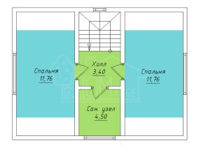 Каркасный дом 71м