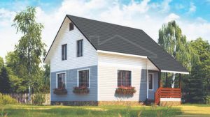 Каркасный дом 110м