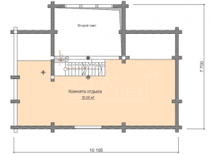 Дом из бруса 95м