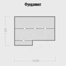 Дом из бруса 63м