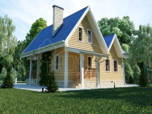 Каркасный дом 132м