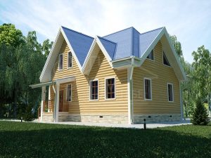 Каркасный дом 132м